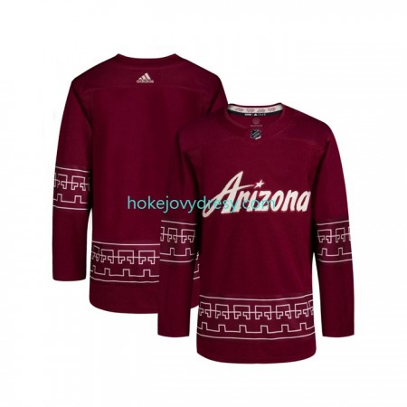 Pánské Hokejový Dres Arizona Coyotes Blank Adidas Alternate 2022-2023 Desert Night Červené Authentic